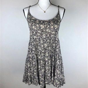 Brandi Melville Brown Black Floral Cami Dress
